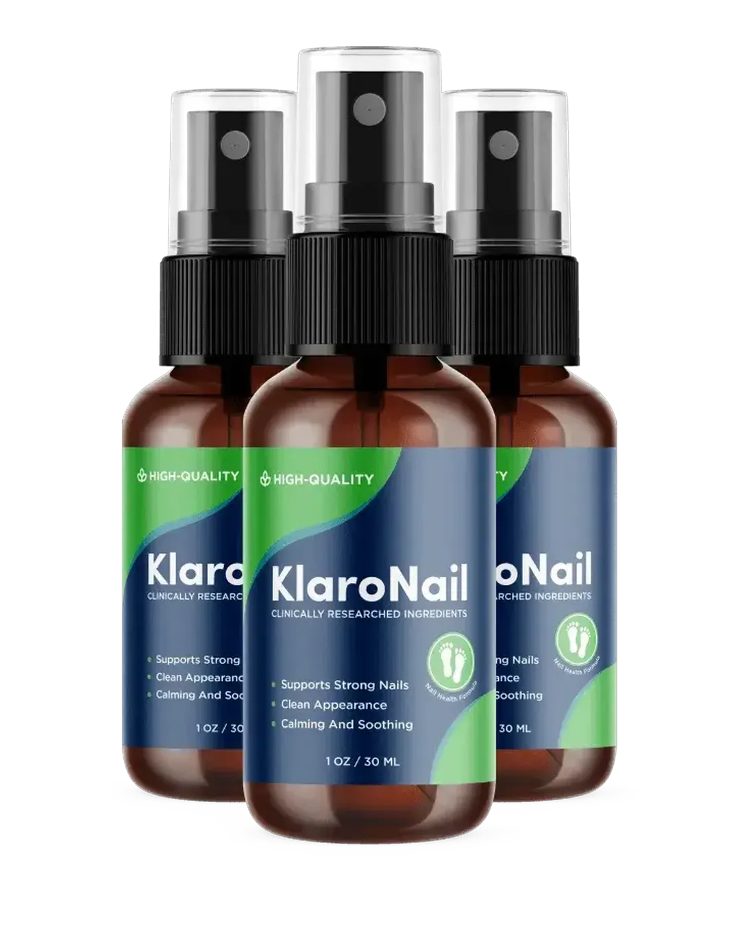 KlaroNail nail-care spray - 3 bottle package
